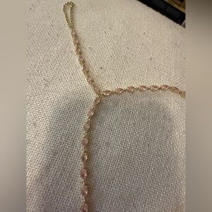 Light pink hand chain